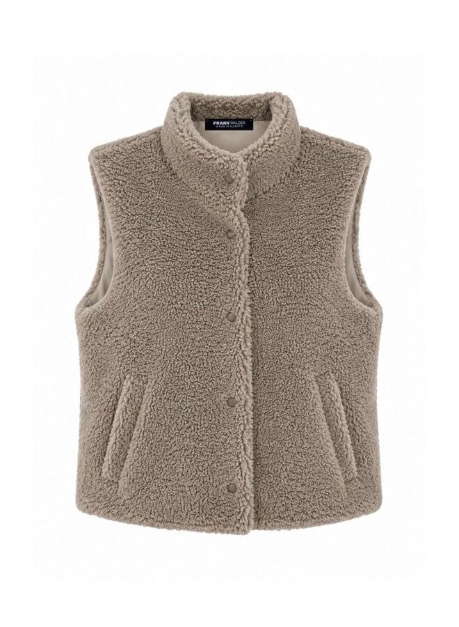 Frank Walder Teddy Bodywarmer Taupe 208851