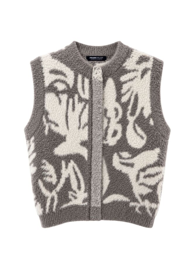 Frank Walder Vest Taupe 208860