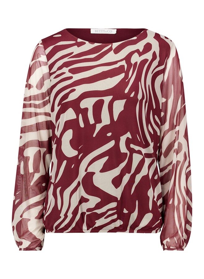 Betty & Co Blouse Bourgogne 2196-3137