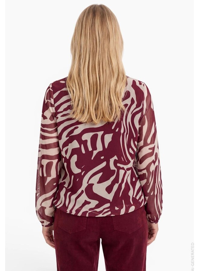 Betty & Co Blouse Bourgogne 2196-3137
