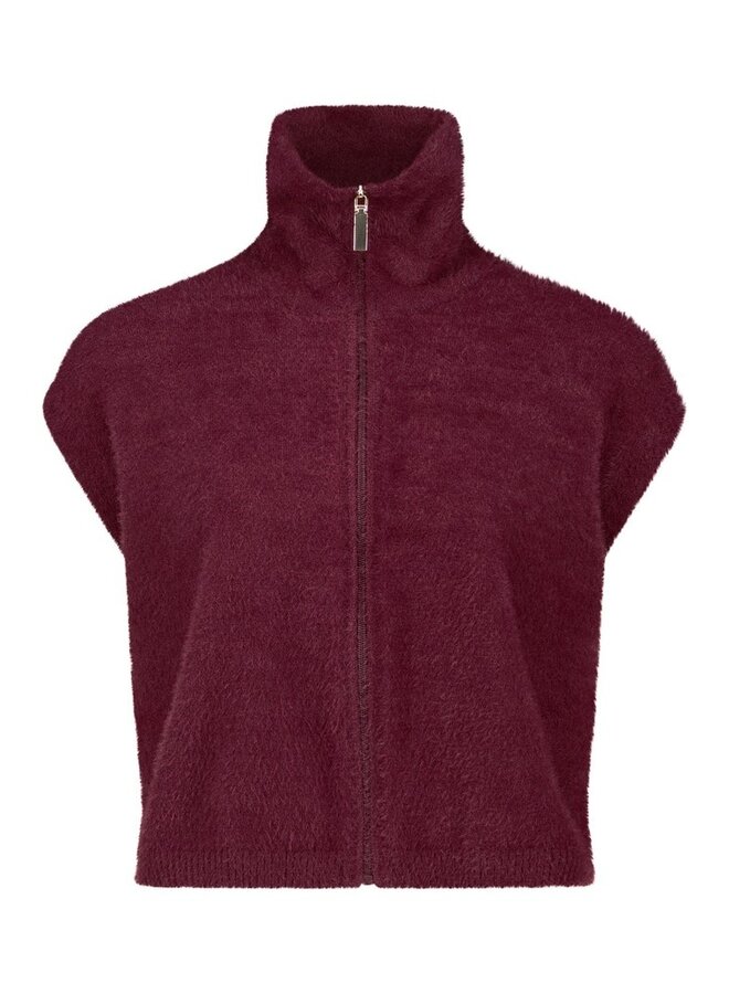Betty & Co Fluffy Bodywarmer Bourgogne 5946-3433