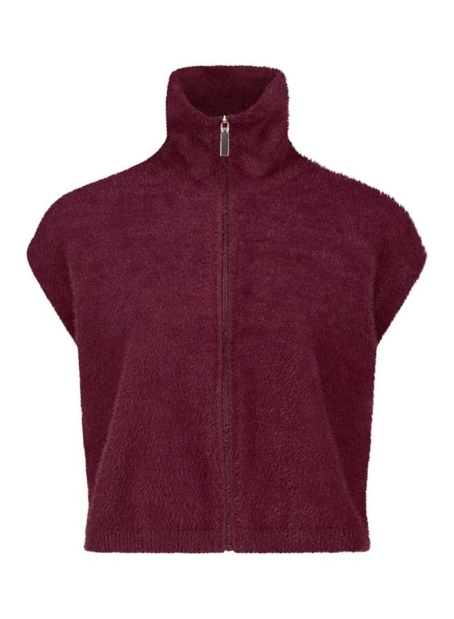 Betty & Co Fluffy Bodywarmer Bourgogne 5946-3433