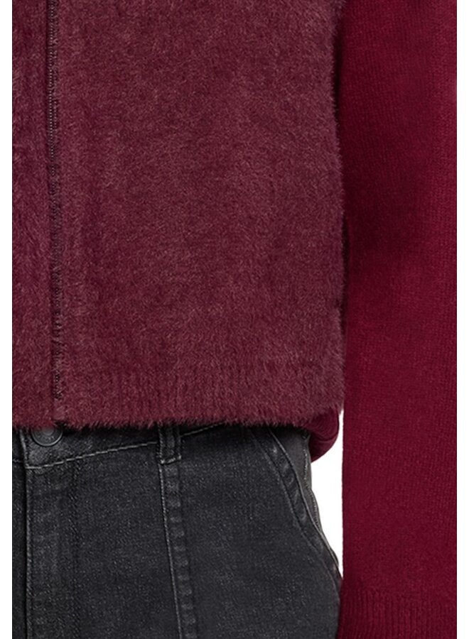 Betty & Co Fluffy Bodywarmer Bourgogne 5946-3433