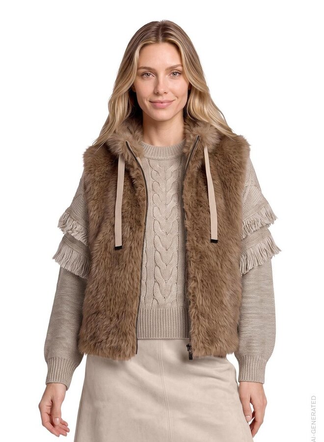 Betty & Co Bodywarmer Cognac 4565-3296