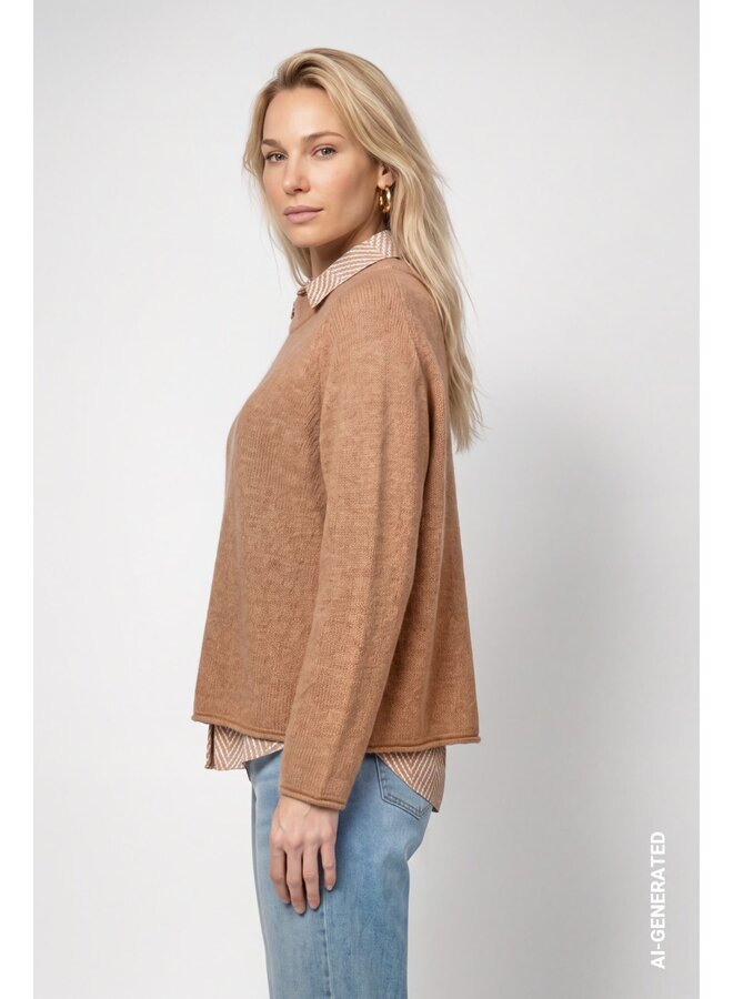 Monari Pullover Camel 809958