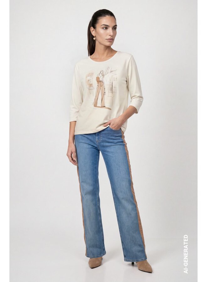 Monari Shirt Beige 810047