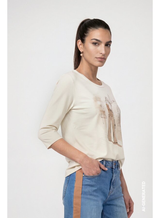 Monari Shirt Beige 810047