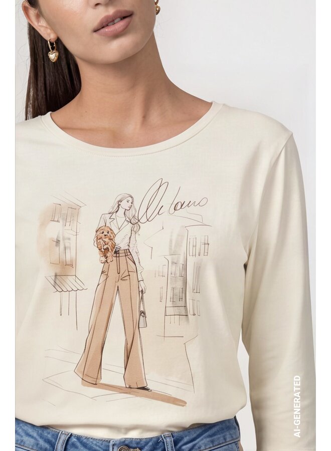 Monari Shirt Beige 810047
