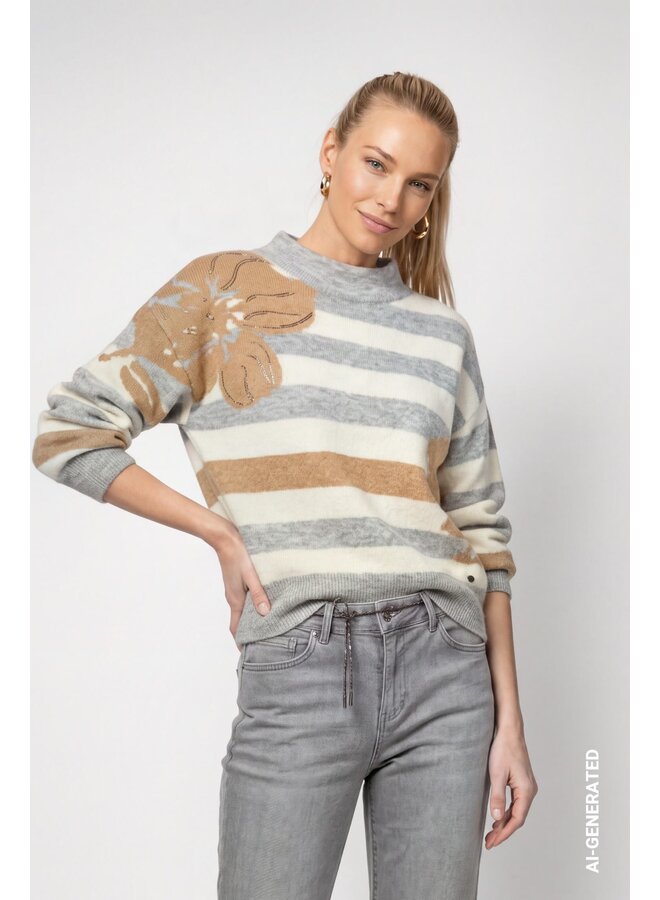 Monari Pullover Grijs 809933