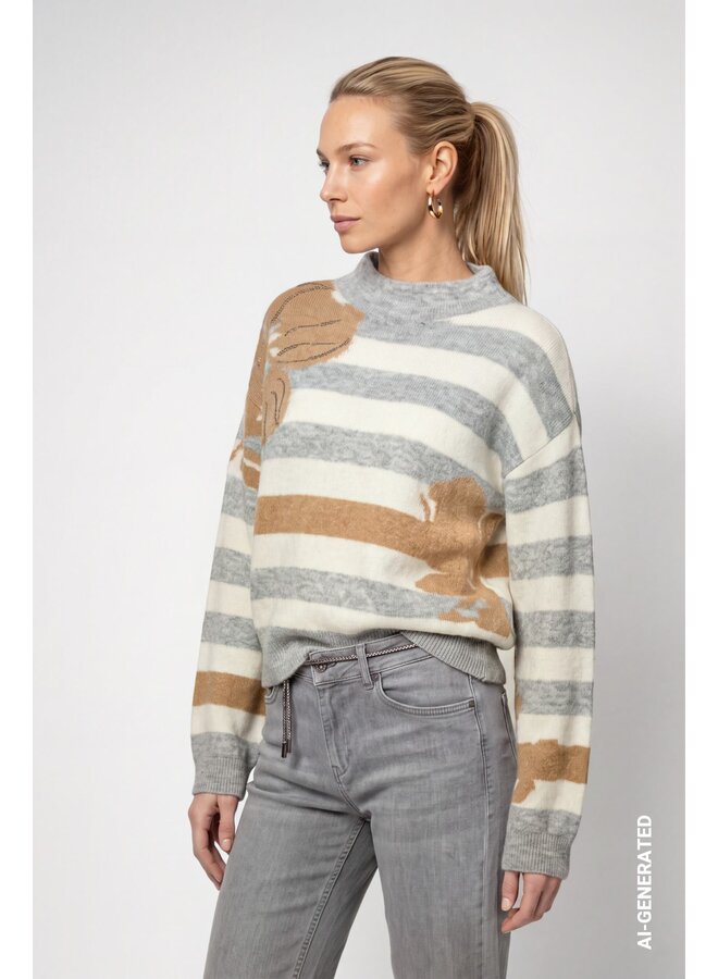 Monari Pullover Grijs 809933