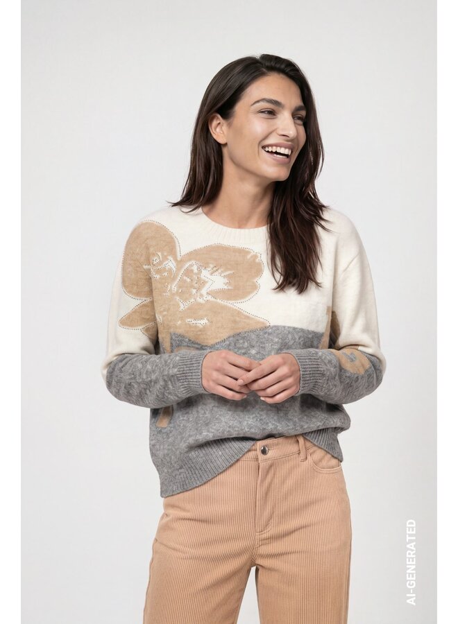 Monari Pullover Grijs 809965