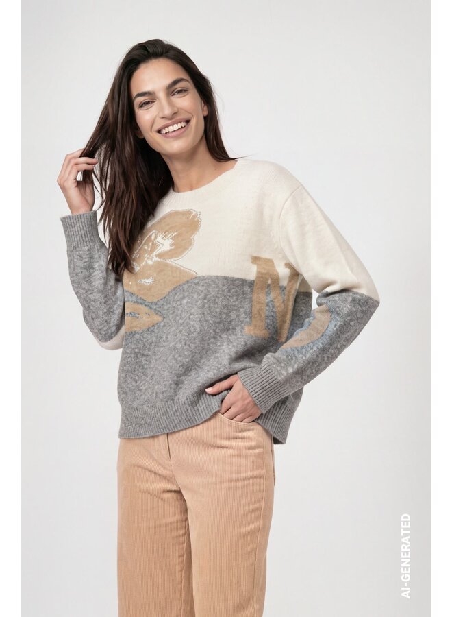 Monari Pullover Grijs 809965