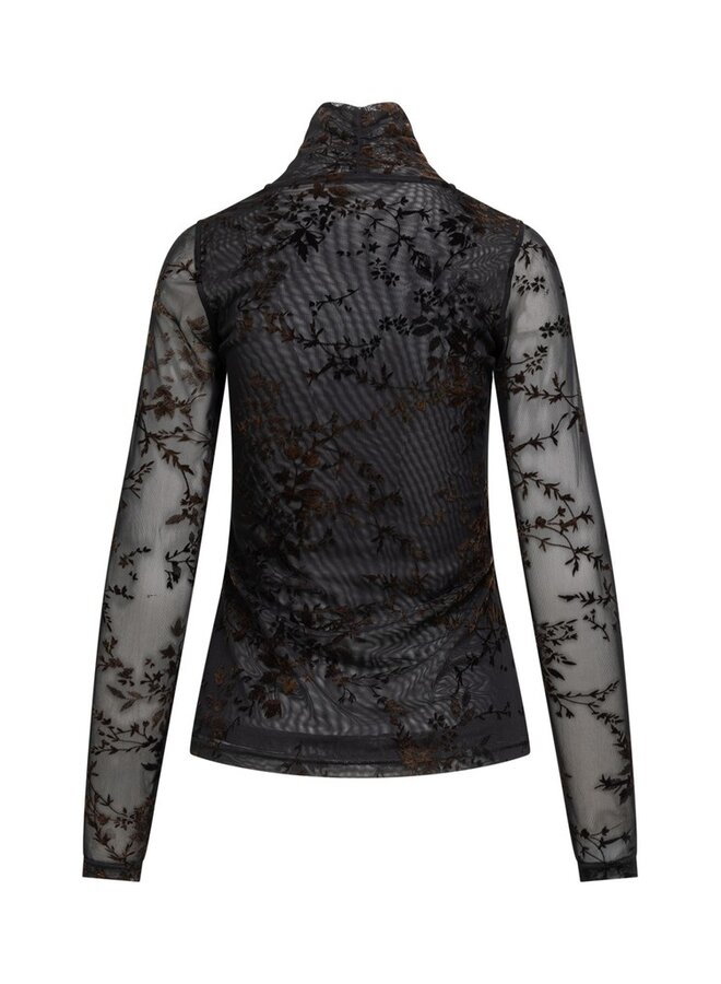 Label Dot Shirt Bruin Marie