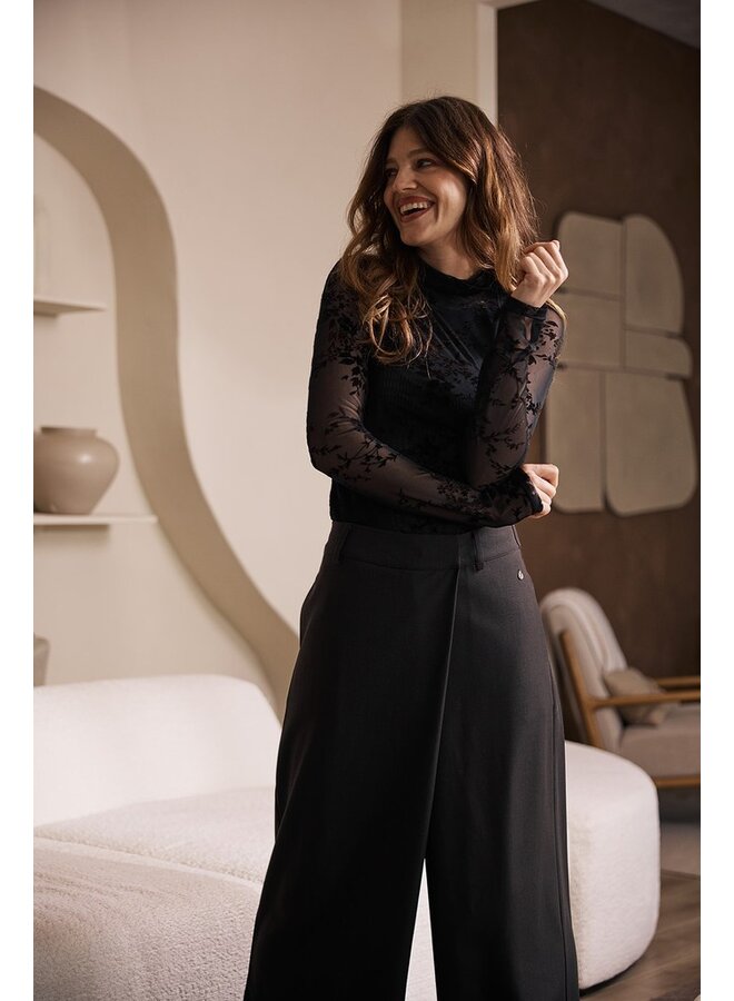 Label Dot Shirt Bruin Marie