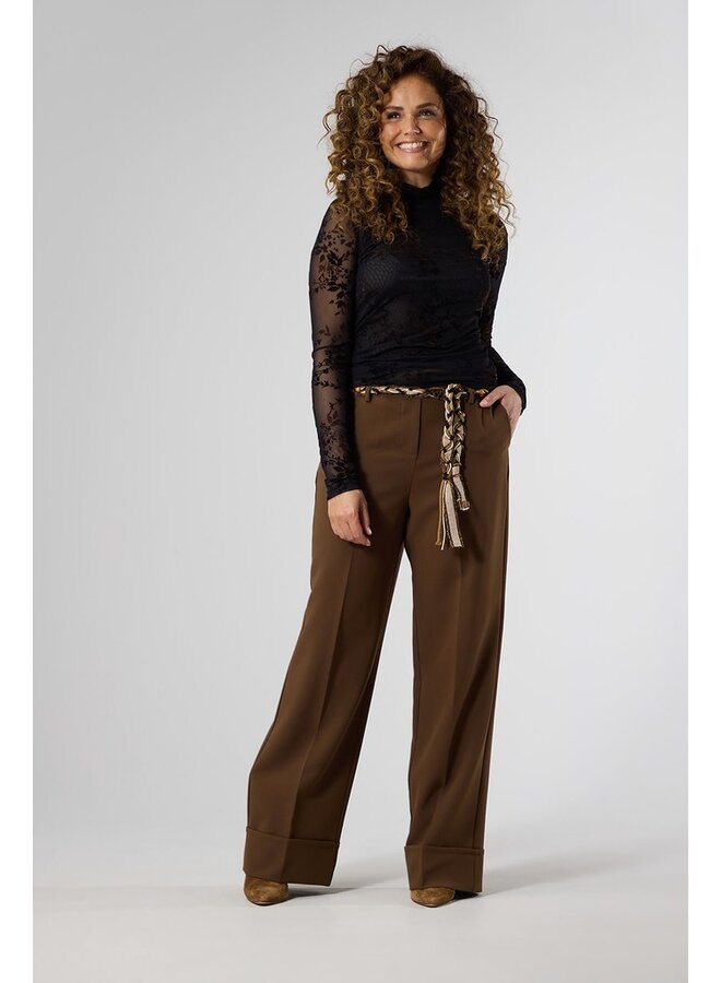 Label Dot Shirt Bruin Marie