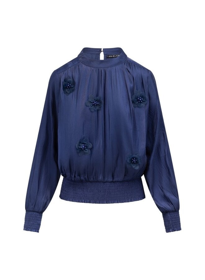 Label Dot Blouson Blauw Aderine