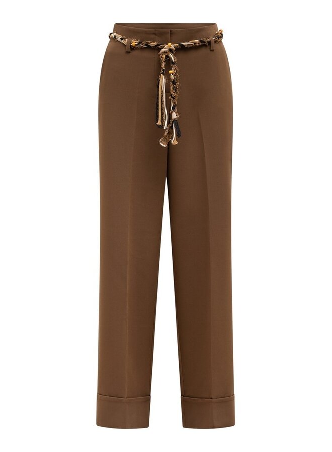 Label Dot Broek Bruin Reya