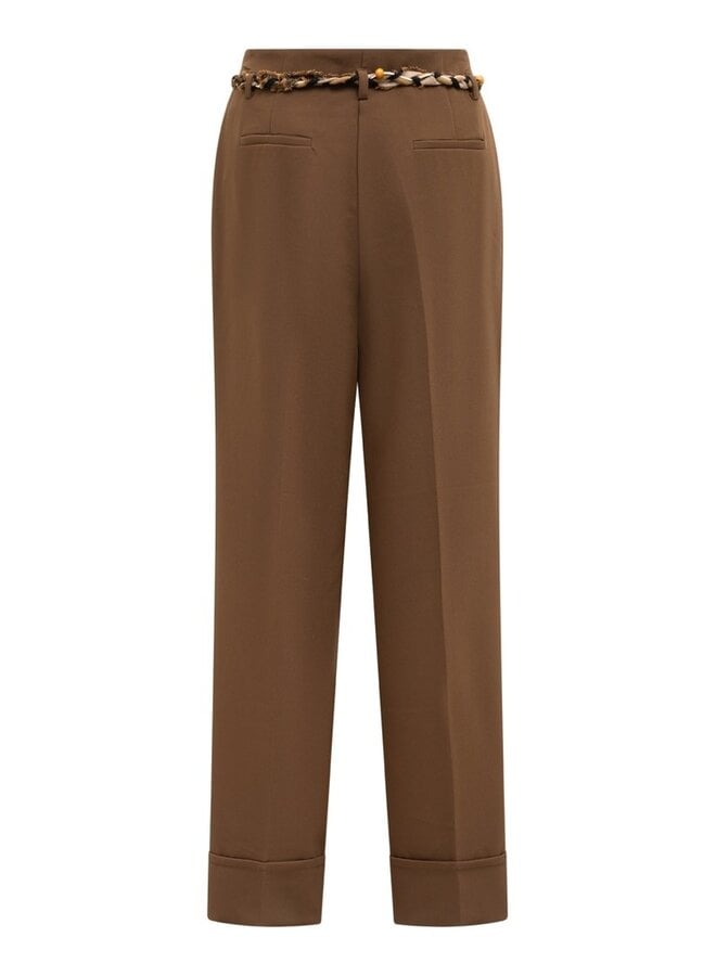 Label Dot Broek Bruin Reya