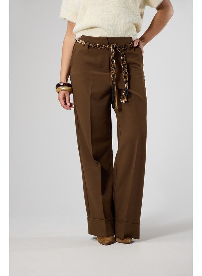 Label Dot Broek Bruin Reya