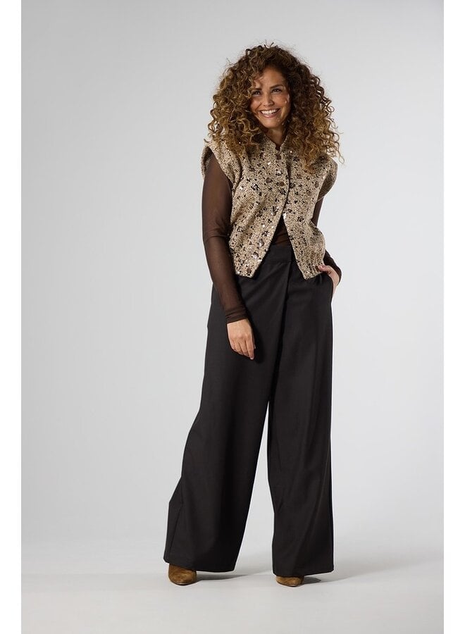 Label Dot Gilet Bruin Liorah