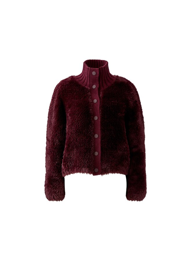 OUI! Fluffy Vest Bourgogne 99773
