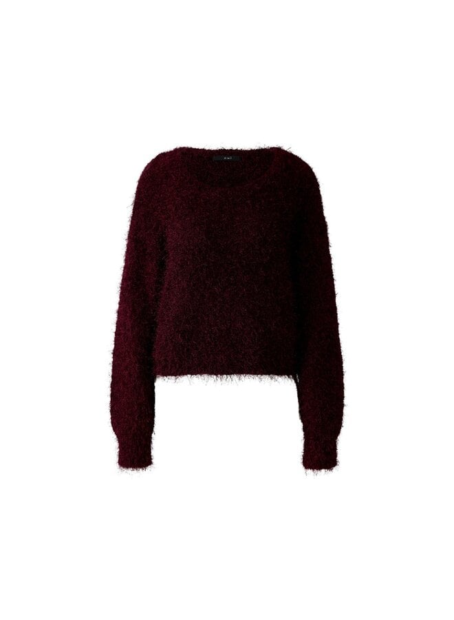 OUI! Fluffy Pullover Bourgogne 94604