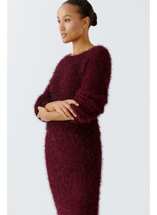 OUI! Fluffy Pullover Bourgogne 94604
