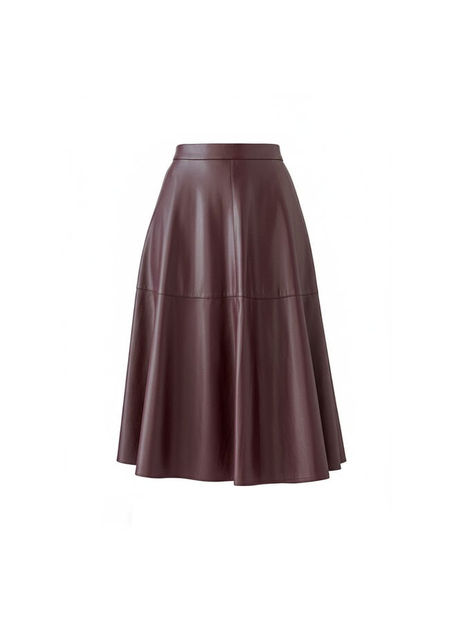 OUI! Fake Leather Rok Bourgogne 87352
