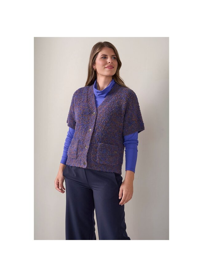 Roberto Sarto Vest Paars 631129