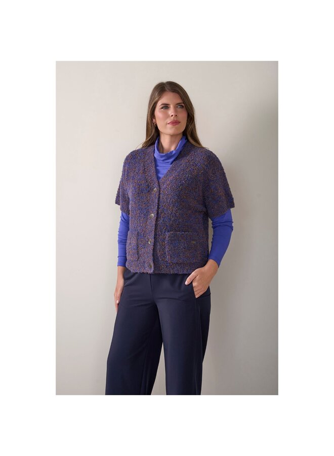 Roberto Sarto Vest Paars 631129