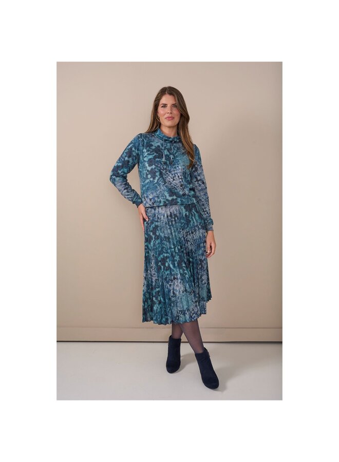 Roberto Sarto Plisse Rok Mintgroen 631281