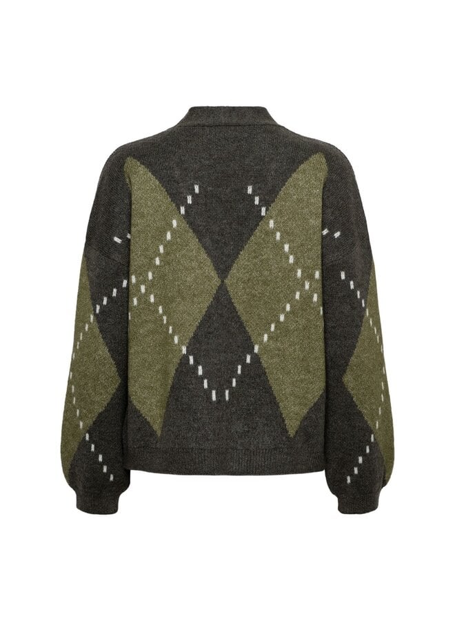 &Co Woman Vest Khakigroen Berber CA132