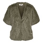 &Co Woman Fluffy Bodywarmer Khakigroen Cilly GL117