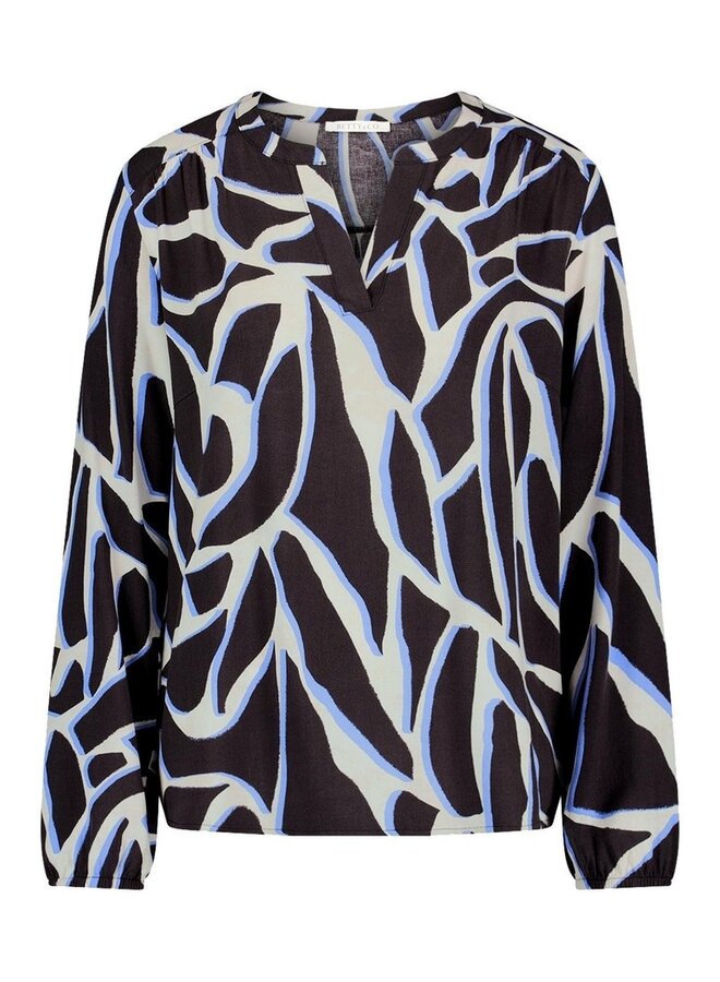 Betty & Co Blouse Antraciet 8826-3150