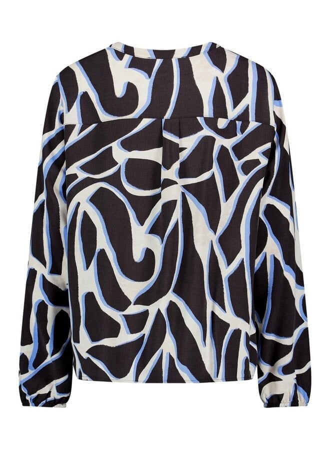 Betty & Co Blouse Antraciet 8826-3150