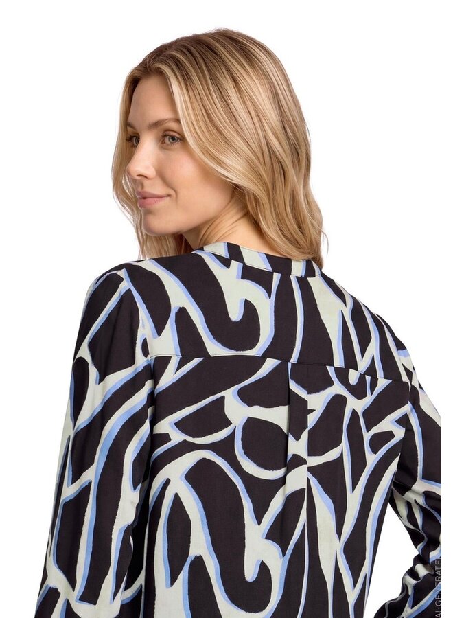 Betty & Co Blouse Antraciet 8826-3150