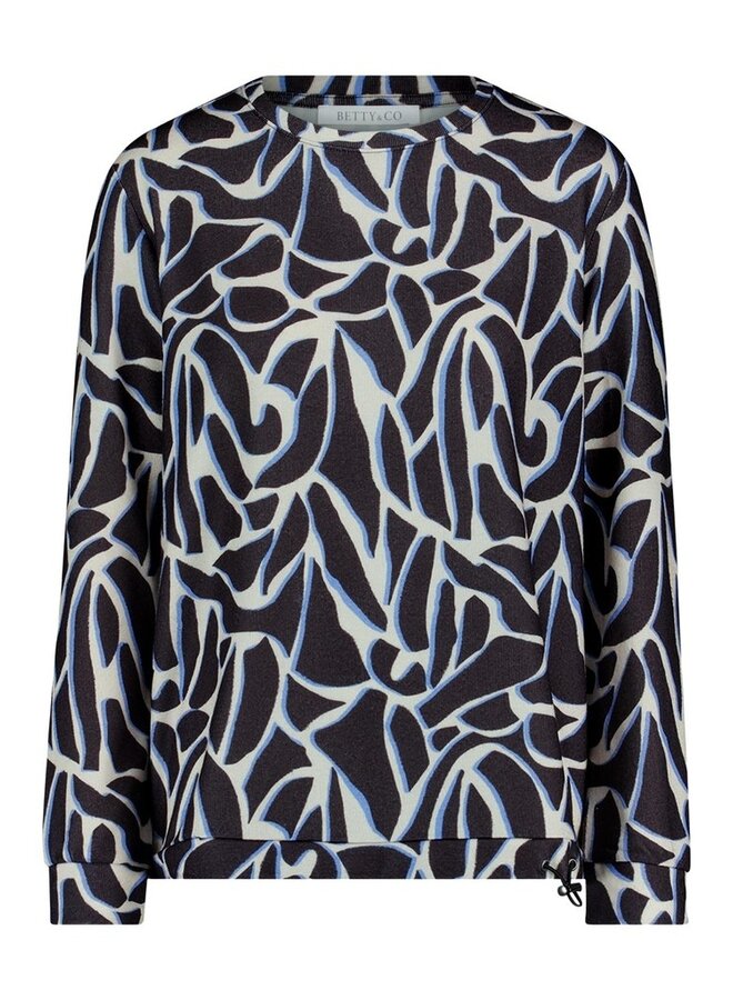 Betty & Co Sweater Antraciet 2153-3306