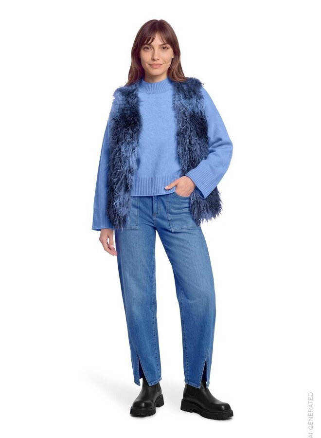 Betty & Co Pullover Blauw 5973-3286