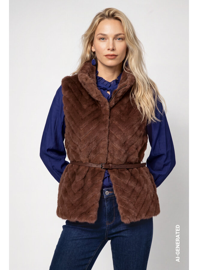 Monari Bodywarmer Bruin 810468