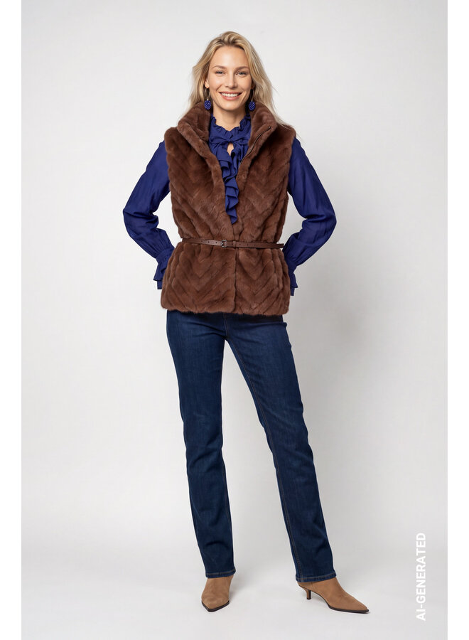 Monari Bodywarmer Bruin 810468