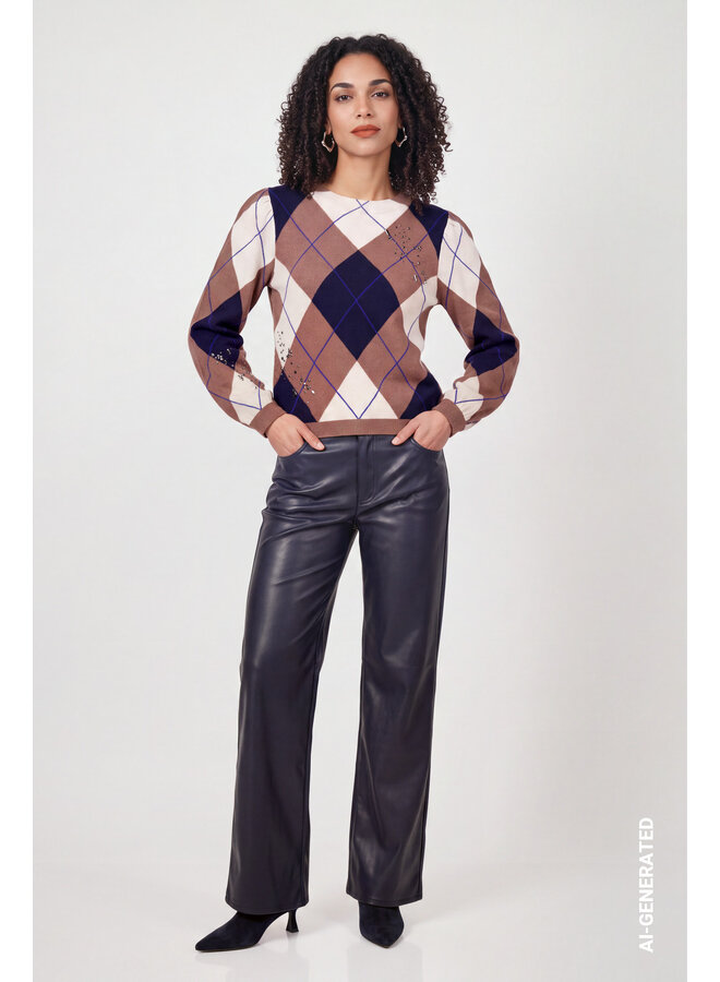 Monari Pullover Bruin 810364