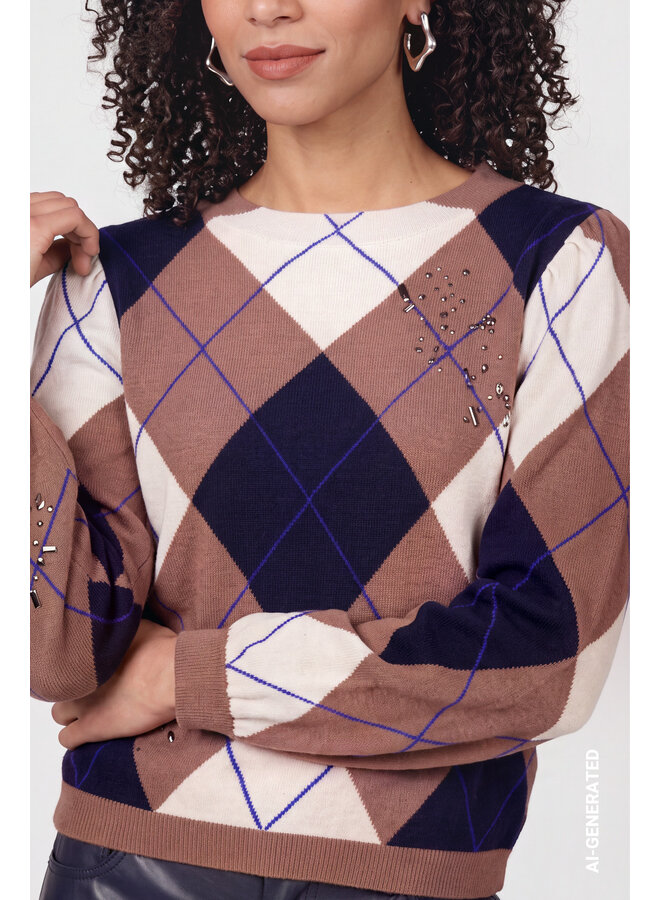 Monari Pullover Bruin 810364
