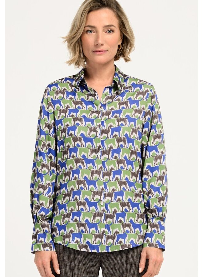 Bianca Blouse Bruin 85026