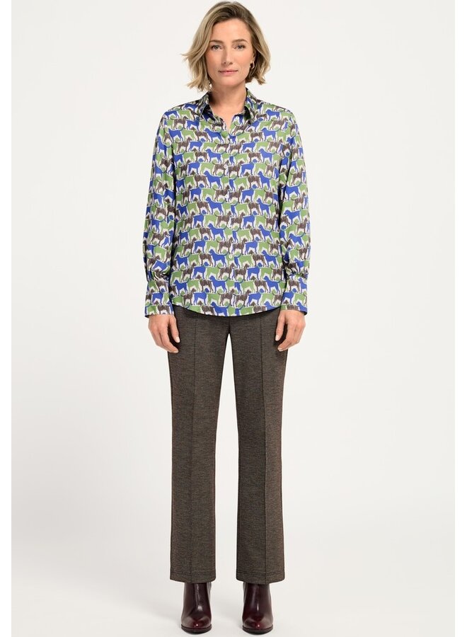 Bianca Blouse Bruin 85026