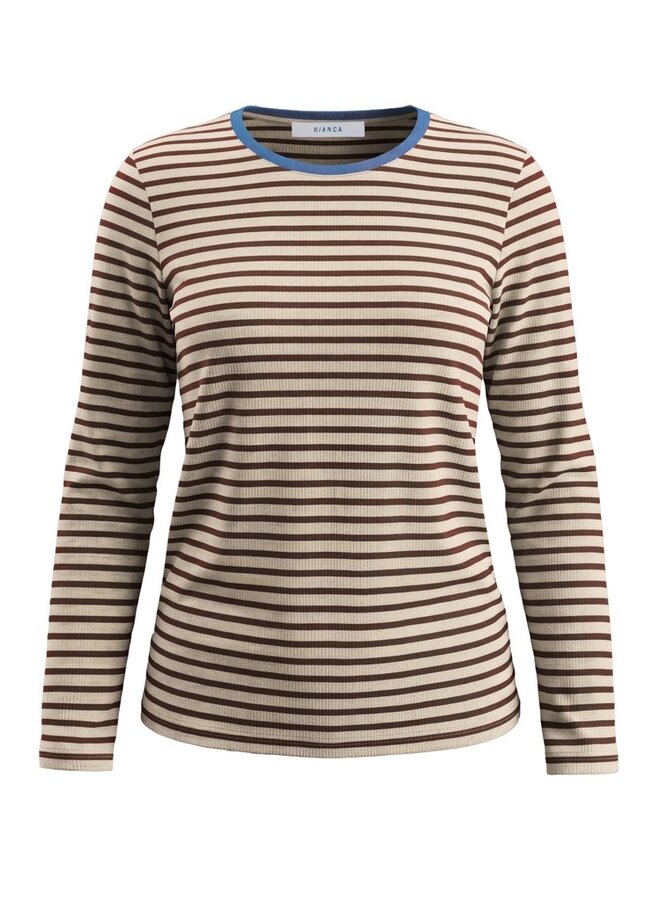 Bianca Shirt Bruin 86056