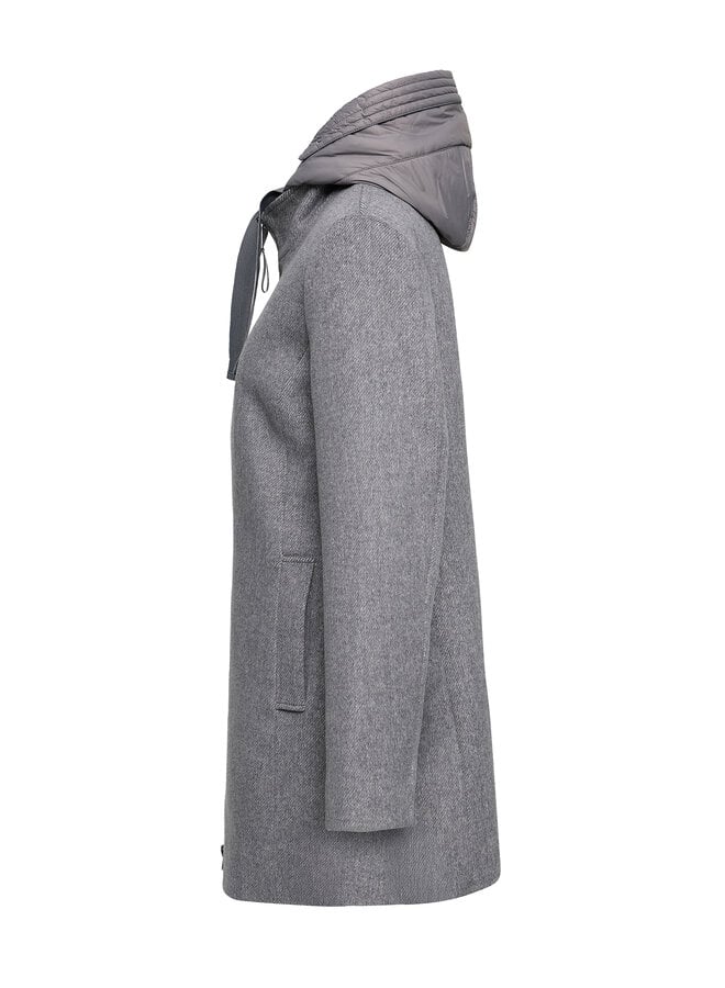 Manisa Wollen Mantel Grijs 452420