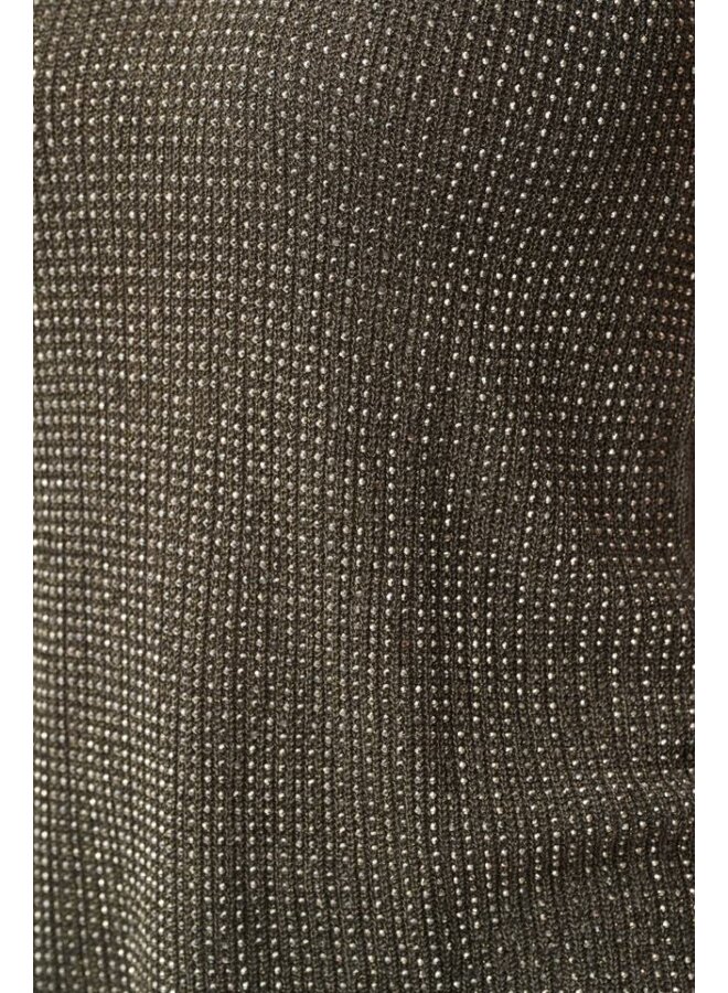 Joseph Ribkoff GlitterTop Khaki 252915F26