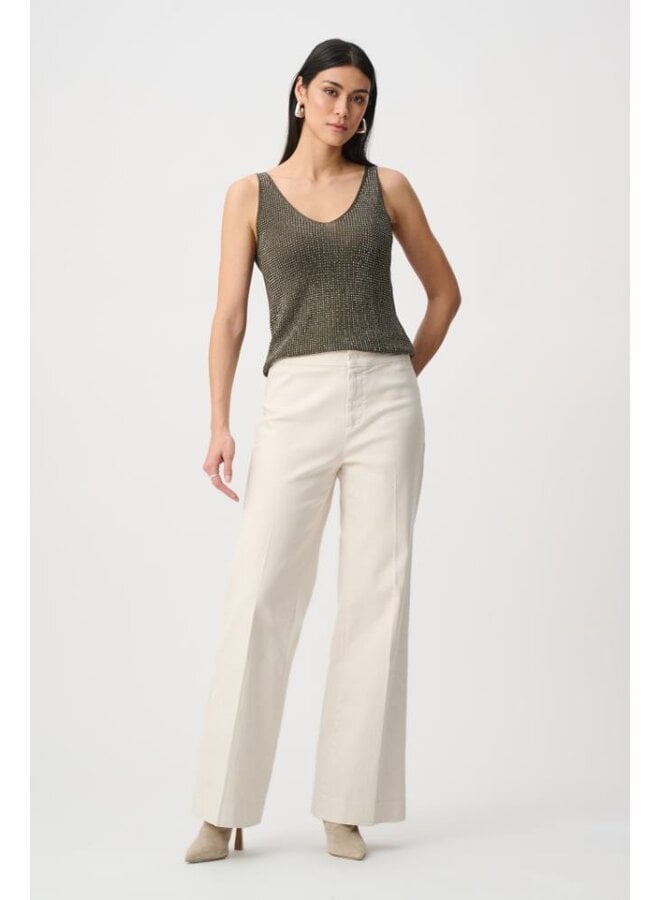 Joseph Ribkoff GlitterTop Khaki 252915F26