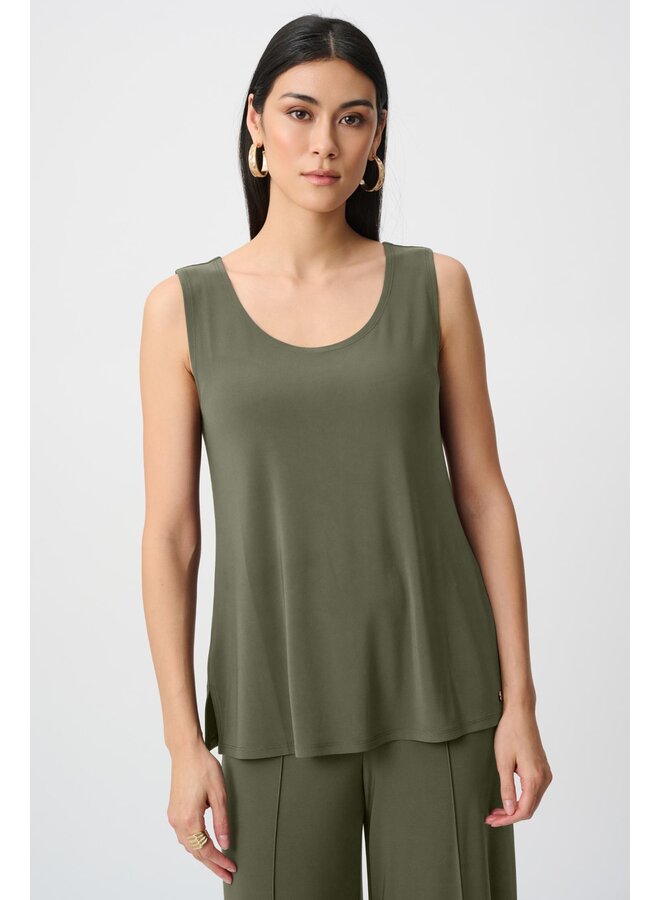 Joseph Ribkoff Top Khaki 251970F26