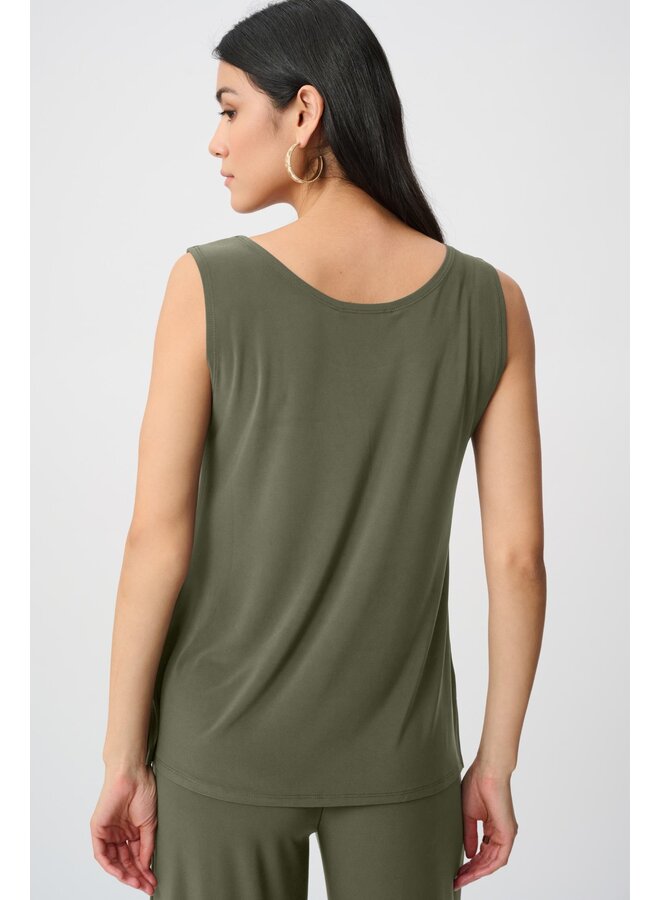 Joseph Ribkoff Top Khaki 251970F26